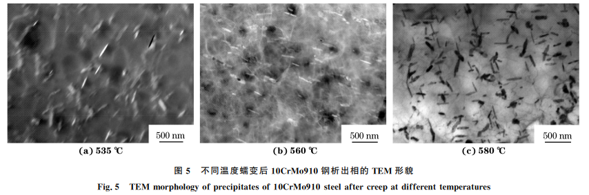 電站中超期服役10CrMo910鋼的高溫蠕變行為圖5